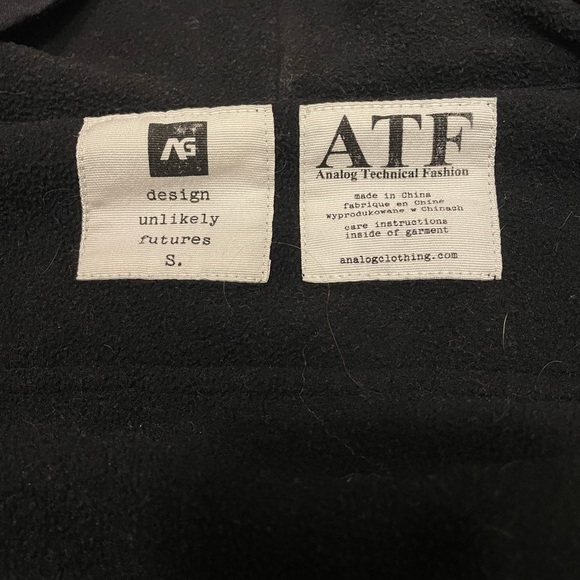 Analog Hooded Zip Fleece Small - Picture 2 of 2
